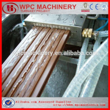 Reciclar plástico + madera (cáscara de arroz / paja / madera) plástico (PP / PE / PVC) wpc compuesto línea de producción wpc máquina